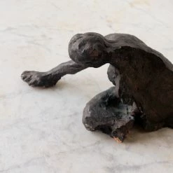 Elsie Green What's New Vintage Clay Sculpture