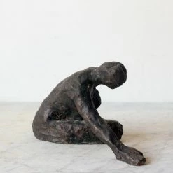 Elsie Green What's New Vintage Clay Sculpture