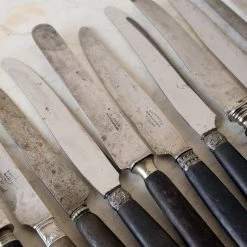 Vivian X What's New Vintage Ebonized Knife Eclectic Set Of 4