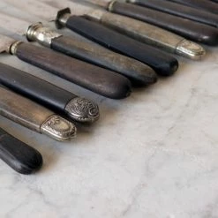 Vivian X What's New Vintage Ebonized Knife Eclectic Set Of 4