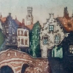 Elsie Green Pont Des Menetriers Bruges Watercolor