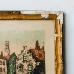 Elsie Green Pont Des Menetriers Bruges Watercolor