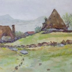 Elsie Green Paysage Breton Landscape Oil Painting