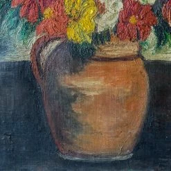 Elsie Green Les Fleurs Et Leur Potiche Floral Oil Painting