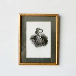 Elsie Green What's New Le Roi De France Etching | Louis XI