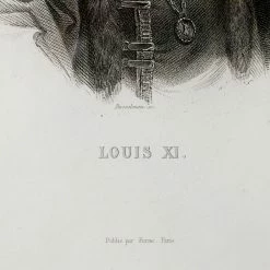 Elsie Green What's New Le Roi De France Etching | Louis XI
