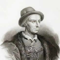 Elsie Green What's New Le Roi De France Etching | Louis XI