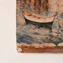 Puces Watercolor With Sailboats