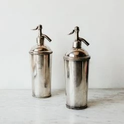 Elsie Green Silver Seltzer Bottles