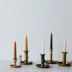 Elsie Green Pair Of Every Day Beeswax Tapers