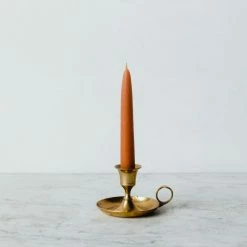 Elsie Green Pair Of Every Day Beeswax Tapers