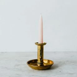 Elsie Green Pair Of Every Day Beeswax Tapers