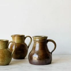 Didier What's New Stoneware Pitcher | Signed By Artist