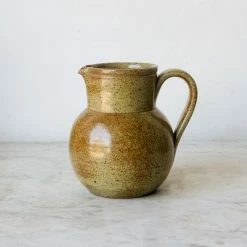 Didier What's New Stoneware Pitcher | Signed By Artist