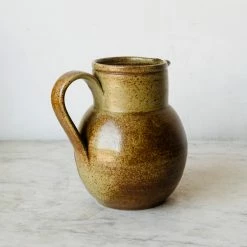 Didier What's New Stoneware Pitcher | Signed By Artist