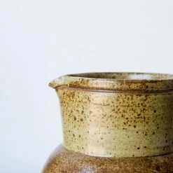 Didier What's New Stoneware Pitcher | Signed By Artist