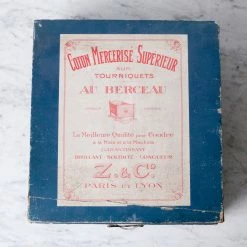 Elsie Green Tag Sale Antique Parisian Embroidery Thread Box