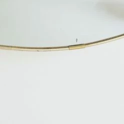 Elsie Green What's New Round Brass Mirror