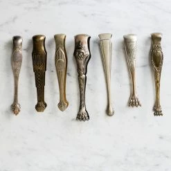 Vintage Tag Sale Perfectly Imperfect Silver Ice Tongs