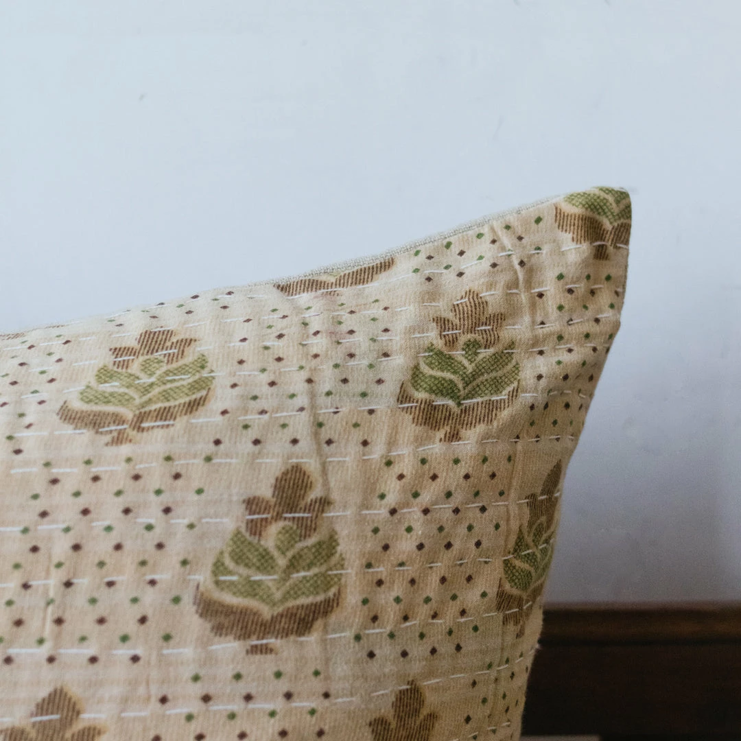 Budget 🥰 Elsie Green Vintage Kantha Pillow Cover What's New 🥰 6 Elsie Green Vintage Kantha Pillow Cover What's New