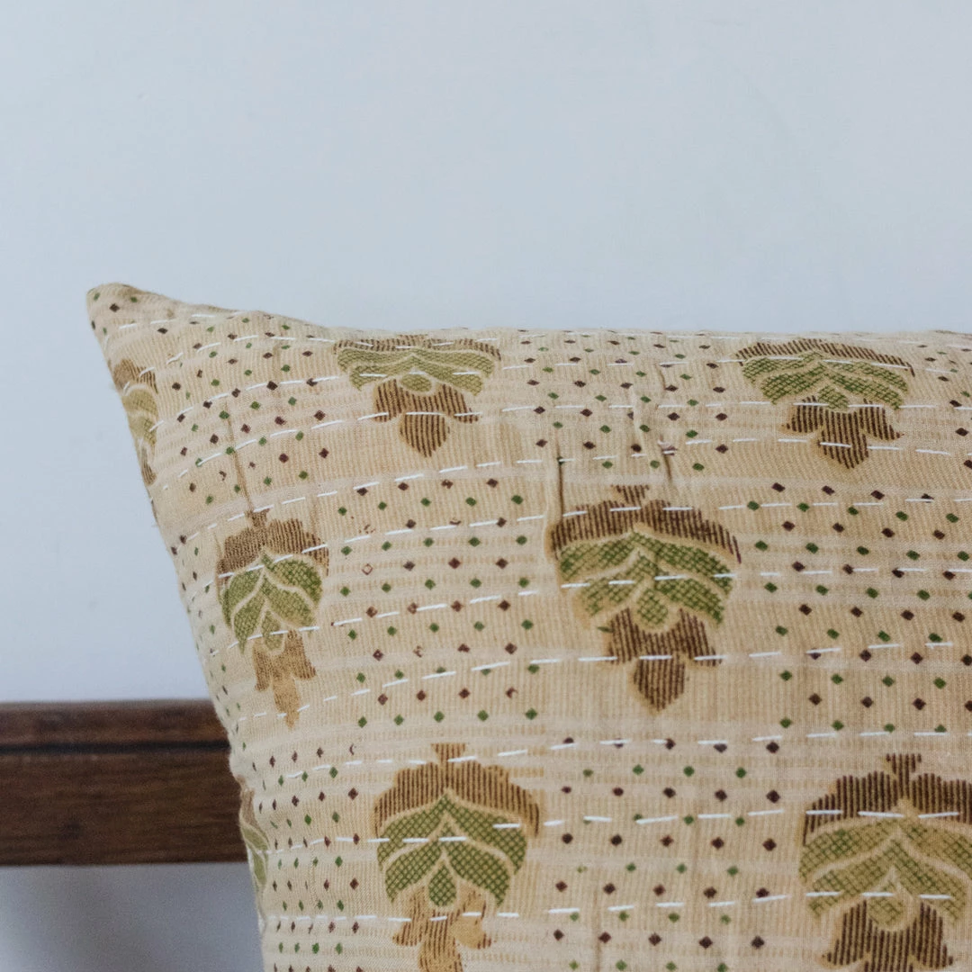 Budget 🥰 Elsie Green Vintage Kantha Pillow Cover What's New 🥰 7 Elsie Green Vintage Kantha Pillow Cover What's New