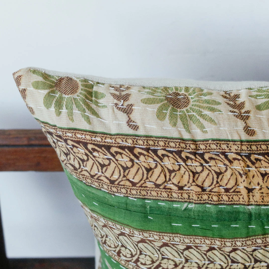 Budget 🥰 Elsie Green Vintage Kantha Pillow Cover What's New 🥰 16 Elsie Green Vintage Kantha Pillow Cover What's New