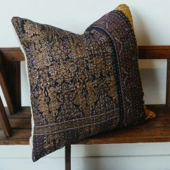 Elsie Green Vintage Kantha Pillow Cover What's New