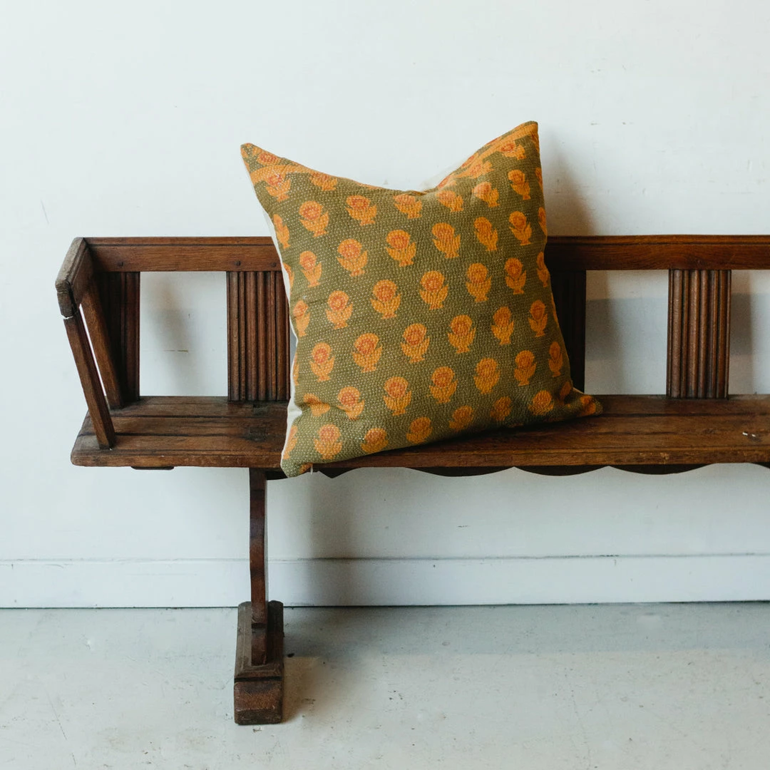 Best Pirce ๐ฅ Elsie Green Vintage Kantha Pillow Cover ๐งจ 4 Elsie Green Vintage Kantha Pillow Cover