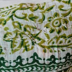 Elsie Green What's New Vintage Kantha Pillow Cover