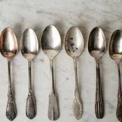 Elsie Green French Silver Spoon Set Of 6