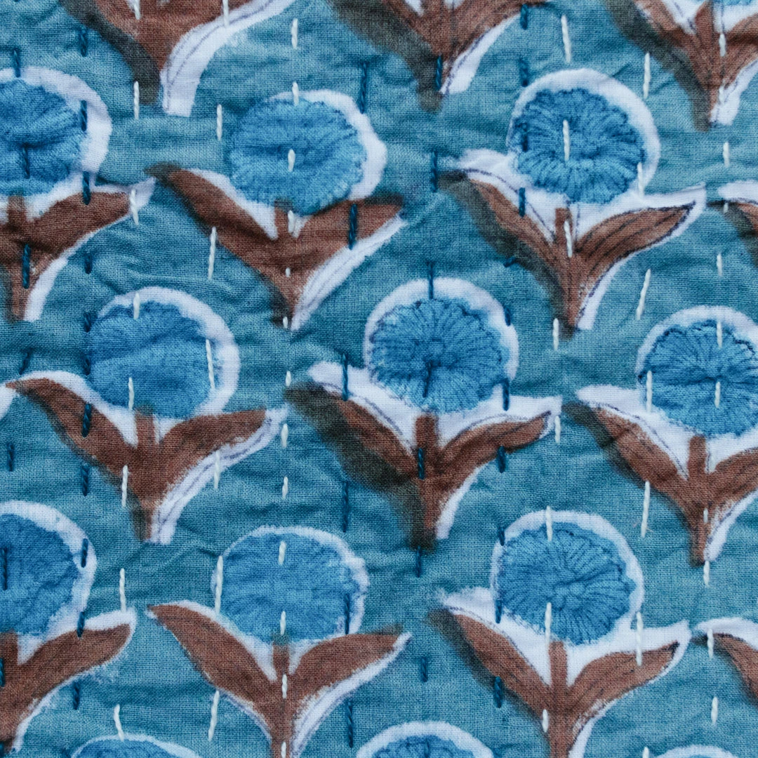 Outlet 😀 Elsie Green Vintage Kantha Pillow Cover 🌟 9 Elsie Green Vintage Kantha Pillow Cover