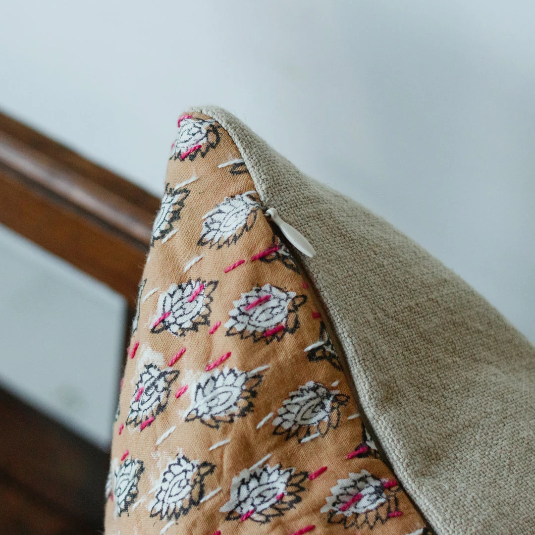 Outlet 😀 Elsie Green Vintage Kantha Pillow Cover 🌟 19 Elsie Green Vintage Kantha Pillow Cover