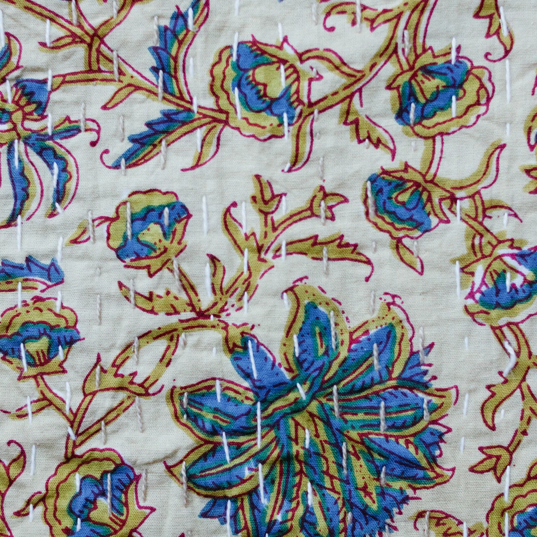 Outlet 😀 Elsie Green Vintage Kantha Pillow Cover 🌟 26 Elsie Green Vintage Kantha Pillow Cover