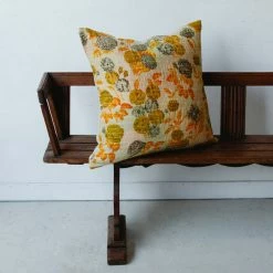 Elsie Green Vintage Kantha Pillow Cover
