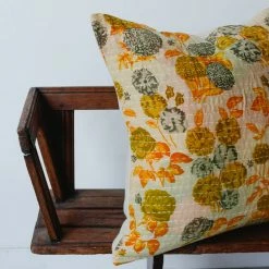 Elsie Green Vintage Kantha Pillow Cover