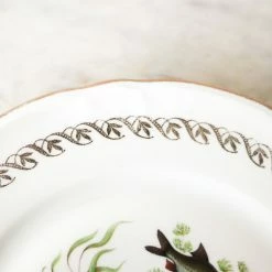 Elsie Green What's New Vintage Poisson Plate Set Of 4