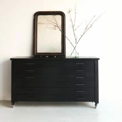 Elsie Green Reclaimed Wood Map Chest Console What's New