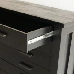 Elsie Green Reclaimed Wood Map Chest Console What's New