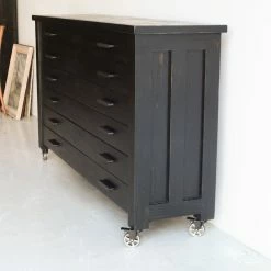 Elsie Green Reclaimed Wood Map Chest Console What's New