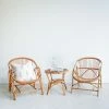 Deleage . Set Of Bamboo Chairs And Table