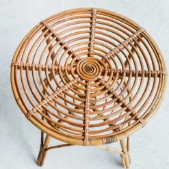 Deleage . Set Of Bamboo Chairs And Table