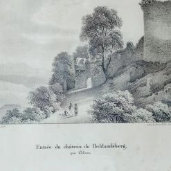 Elsie Green Chateau De Hohlandsberg Etching