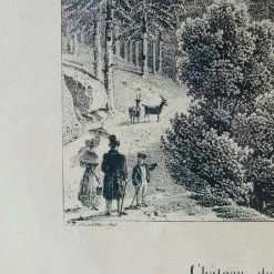 Elsie Green What's New Chateau De Bilstein Etching