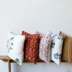 Elsie Green Block Print Pillow | Sophie Indigo What's New