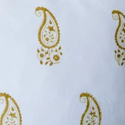 Elsie Green Block Print Pillow | Jacqueline Gold