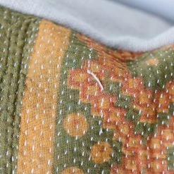 Elsie Green Vintage Kantha Pillow Cover