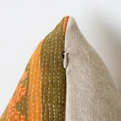Elsie Green Vintage Kantha Pillow Cover