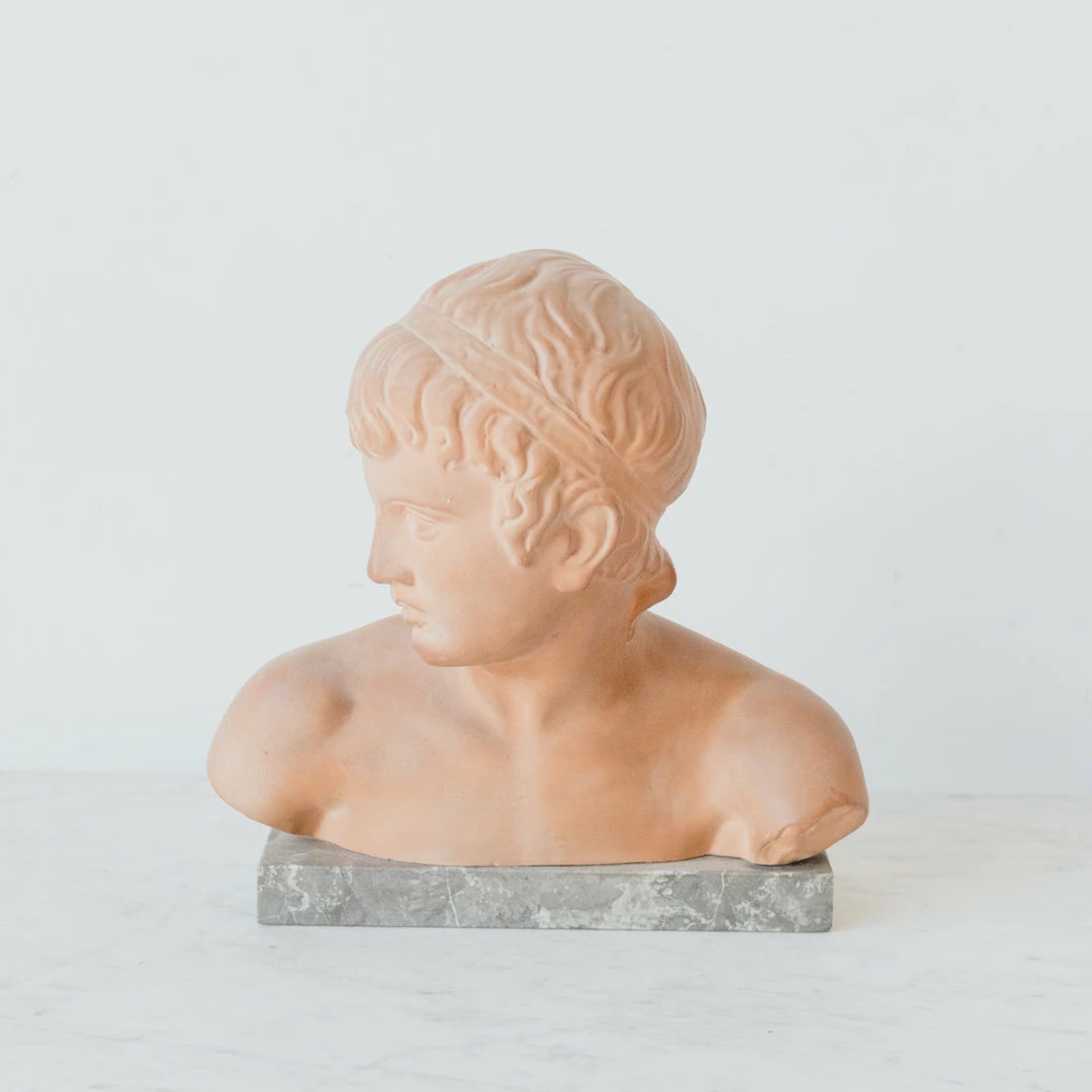 Wholesale 🛒 Elsie Green Bust Of Boy On Marble Base What's New ✨ 4 Elsie Green Bust Of Boy On Marble Base What's New