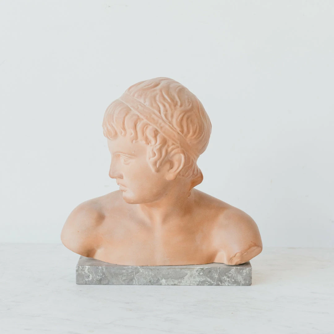 Wholesale 🛒 Elsie Green Bust Of Boy On Marble Base What's New ✨ 6 Elsie Green Bust Of Boy On Marble Base What's New
