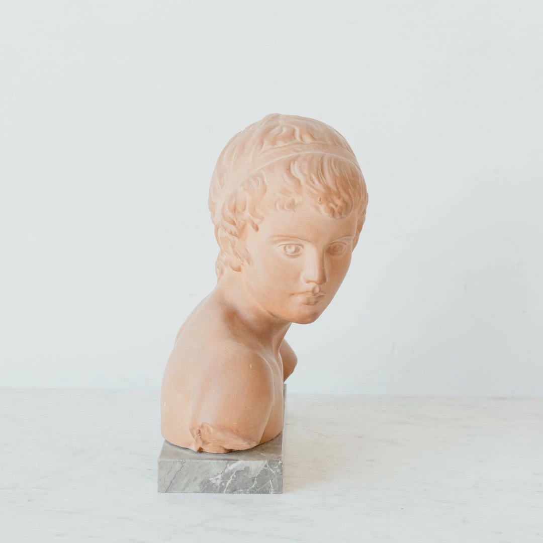 Wholesale 🛒 Elsie Green Bust Of Boy On Marble Base What's New ✨ 7 Elsie Green Bust Of Boy On Marble Base What's New